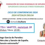 Conferencia 28 de mayo de Ezequiela Albarrán