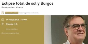 Eclipse total de sol y Burgos: 1905 y 2026